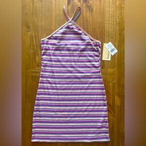 Mini dress striped